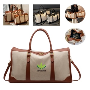 Large Capacity Canvas Portable Weekend Travel Bags